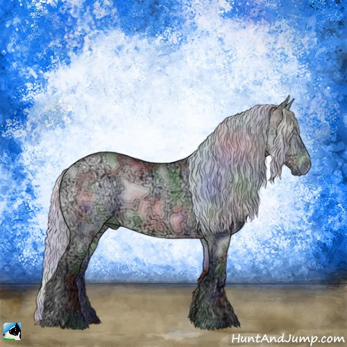 Horse Color:Nacre Silver Brown Chinchilla Ice Dun Rabicano 