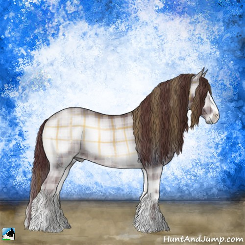 Horse Color:Plaid  Chocolate Blue Onyx Chinchilla Sabino Rabicano 