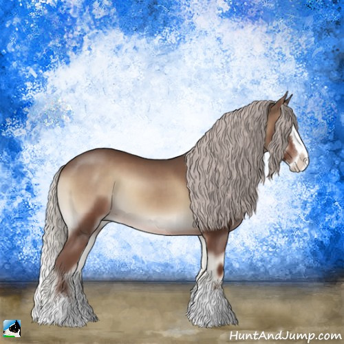 Horse Color:Silver Blue Onyx Sabino Splash 