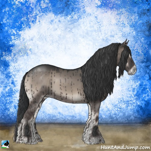 Horse Color:Grullo Onyx Mushroom Brindle 
