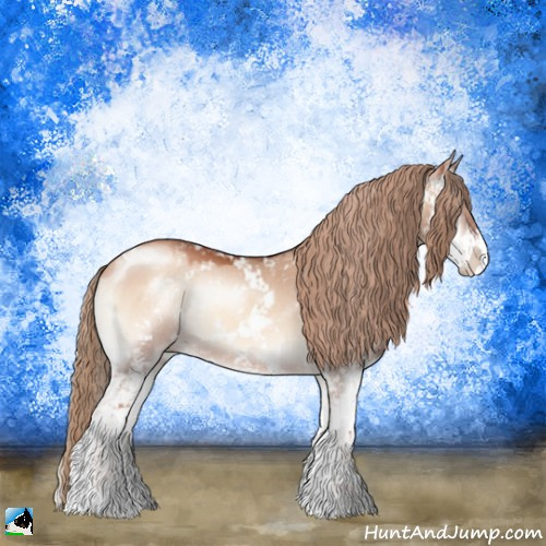 Horse Color:Gold Champagne Onyx Sabino Rabicano 