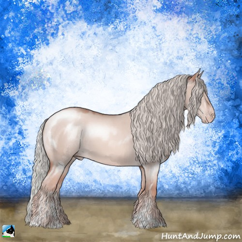 Horse Color:Gold Champagne Dun Mushroom Sabino 