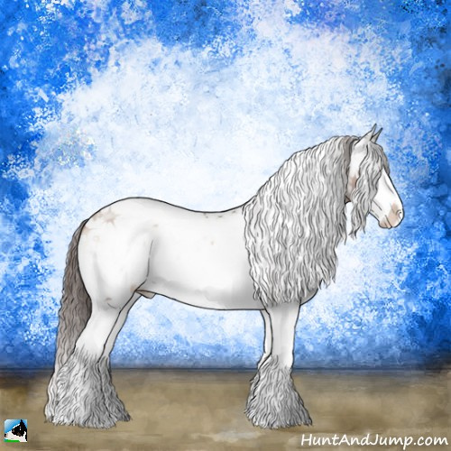 Horse Color:Classic Champagne Onyx Mushroom Sabino Splash 