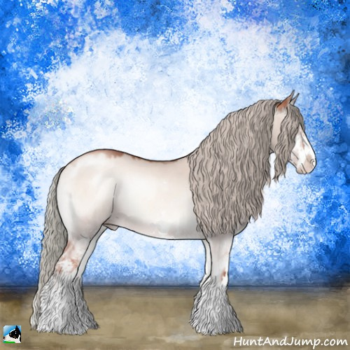 Horse Color:Gold Champagne Onyx Mushroom Sabino 