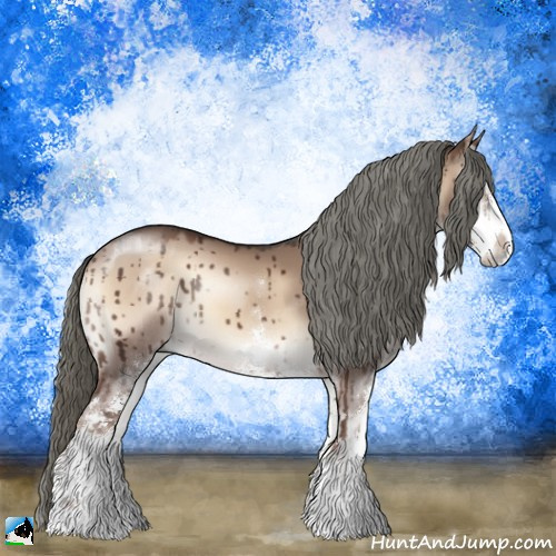 Horse Color:Liver Red Dun Onyx Mushroom Sabino Brindle 