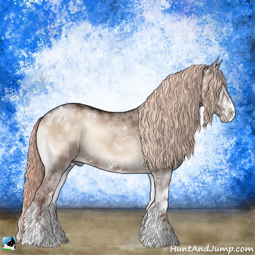 Horse Color:Liver Red Dun Ice Onyx Mushroom Sabino 