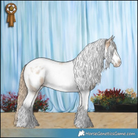Horse Color:Smoky Creme Tobiano Frame