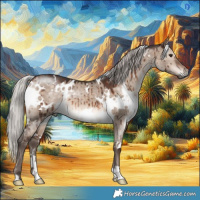Horse Color:White Spotted Silver Brown Dun Mushroom Brindle