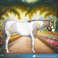Horse Color:Liver Red Dun Tobiano 