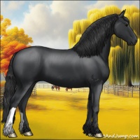 Horse Color:Black 