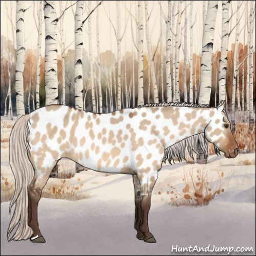 Horse Color:Silver Brown Dun Appaloosa