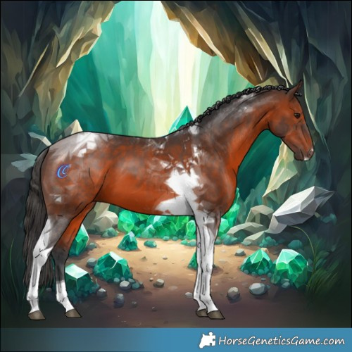 Horse Color:Brown Tobiano