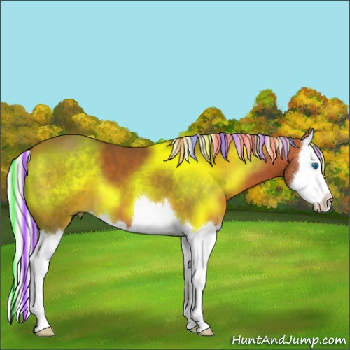 Horse Color:Painted Silver Bay Splash 