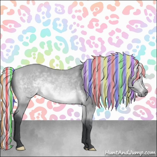 Horse Color:Painted Silver Bay Chinchilla 