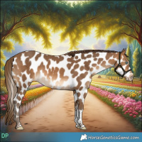 Horse Color:Gray Perlino Tobiano Appaloosa
