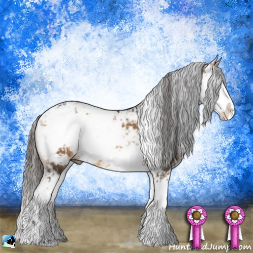 Horse Color:Buckskin Ice Sabino 