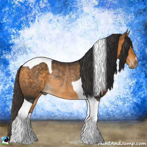 Horse Color:Buckskin Tobiano Rabicano 