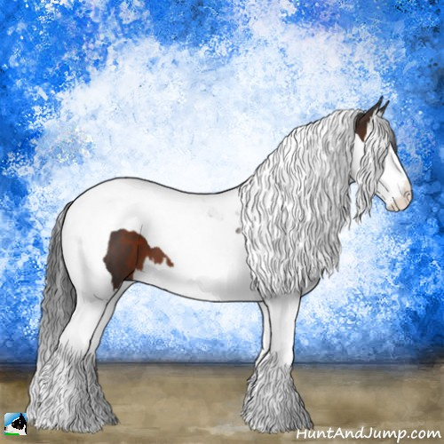 Horse Color:Brown Splash Tobiano 