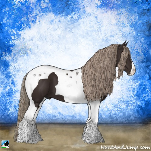Horse Color:Liver Chestnut Tobiano 