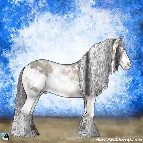 Horse Color:Sable Champagne Ice Sabino Rabicano 