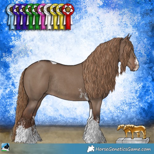 Horse Color:Liver Red Dun Sabino Tobiano Rabicano 