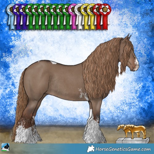 Horse Color:Liver Red Dun Sabino Tobiano Rabicano 