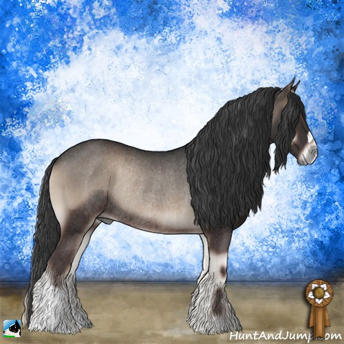 Horse Color:Blue Onyx Rabicano 