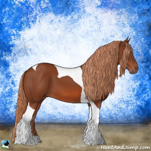 Horse Color:Chestnut Tobiano 