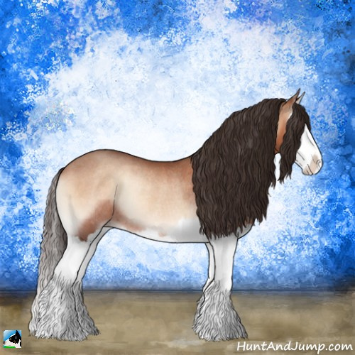 Horse Color:Sable Champagne Onyx Splash Rabicano 