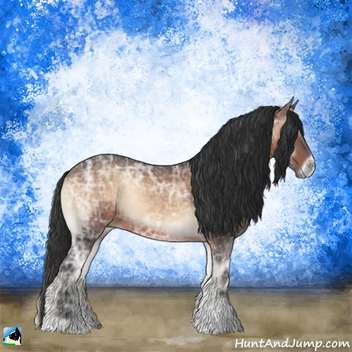 Horse Color:Brown Ice Onyx 