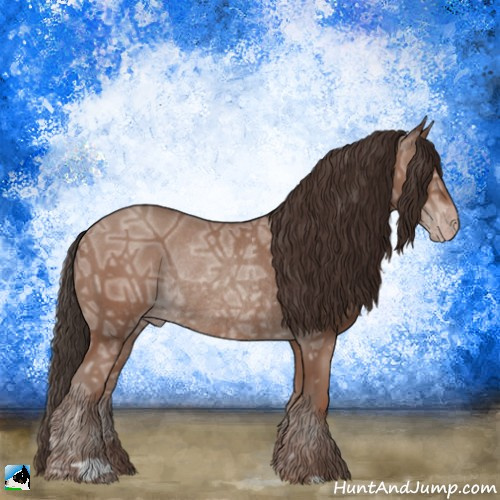 Horse Color:Classic Champagne Ice Rabicano 