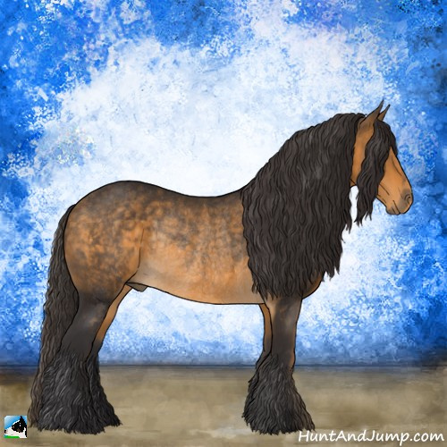 Horse Color:Buckskin Rabicano 