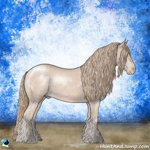 Horse Color:Smoky Creme Mushroom Rabicano 