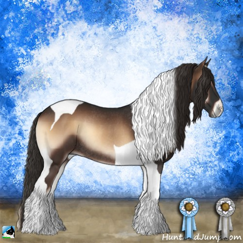 Horse Color:Liver Red Onyx Tobiano Rabicano 