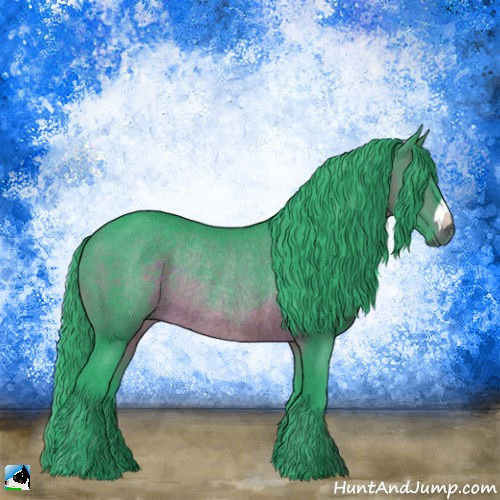 Horse Color:Watercolor Brown Rabicano 