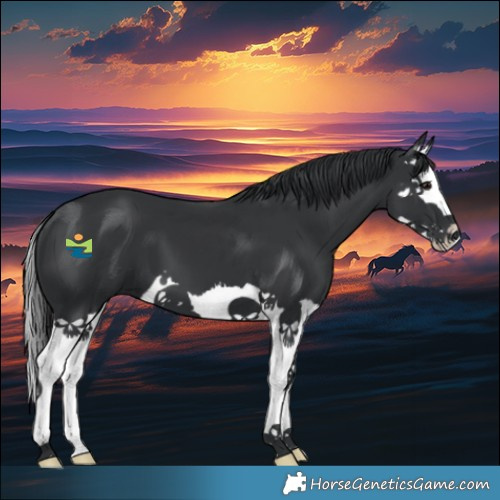 Horse Color:Black Splash 
