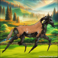 Horse Color:White Spotted Chestnut Sabino Frame 