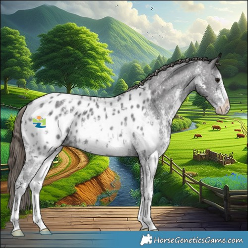 Horse Color:Smoky Black Sabino Appaloosa 