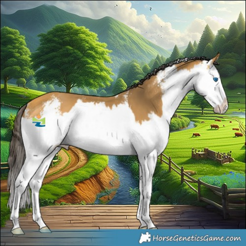 Horse Color:Buckskin Sabino Splash 