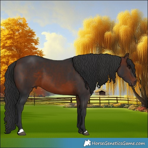 Horse Color:Brown 