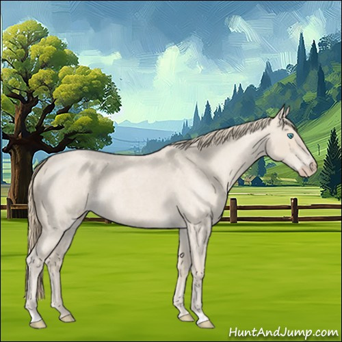 Horse Color:Smoky Creme Roan
