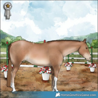 Horse Color:Liver Chestnut Pearl Tobiano 