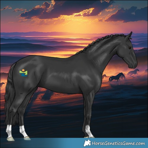 Horse Color:Black 