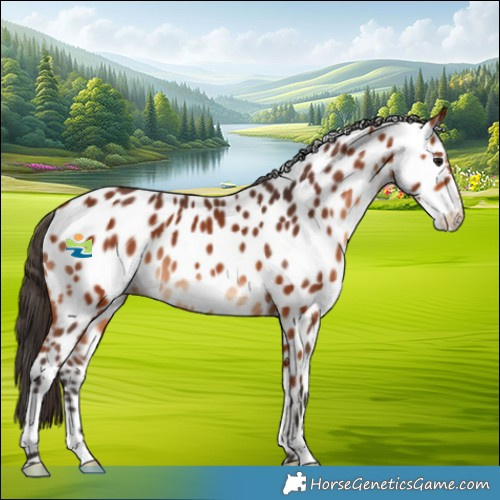 Horse Color:Bay Appaloosa 