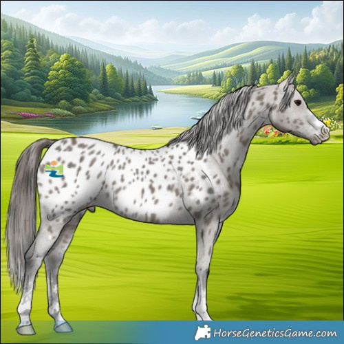 Horse Color:Grullo Appaloosa 