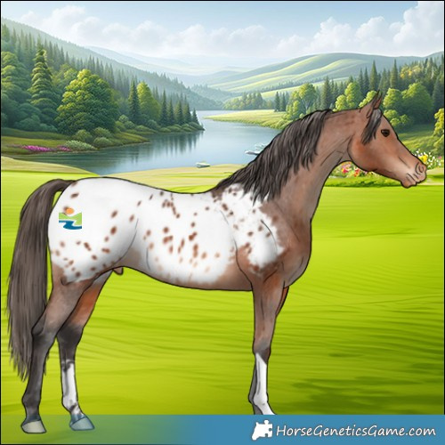 Horse Color:Bay Appaloosa 