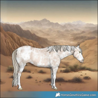 Horse Color:White Spotted Liver Red Dun Ice Pearl Mushroom 