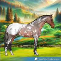 Horse Color:White Spotted Brown Roan Appaloosa 