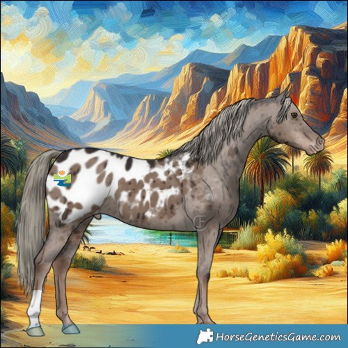 Horse Color:Liver Red Dun Mushroom Appaloosa Brindle 
