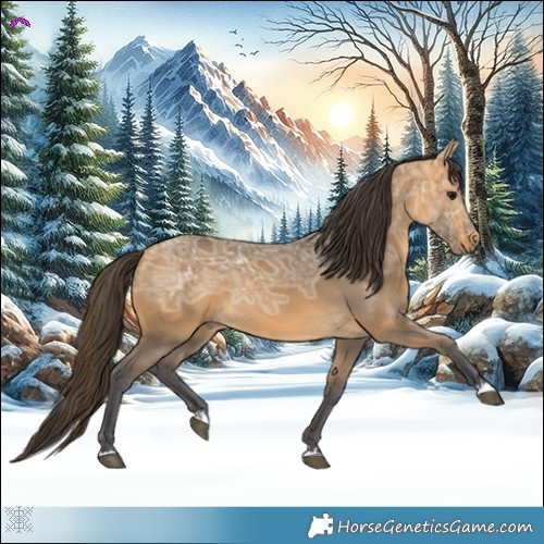 Horse Color:Buckskin Ice 
